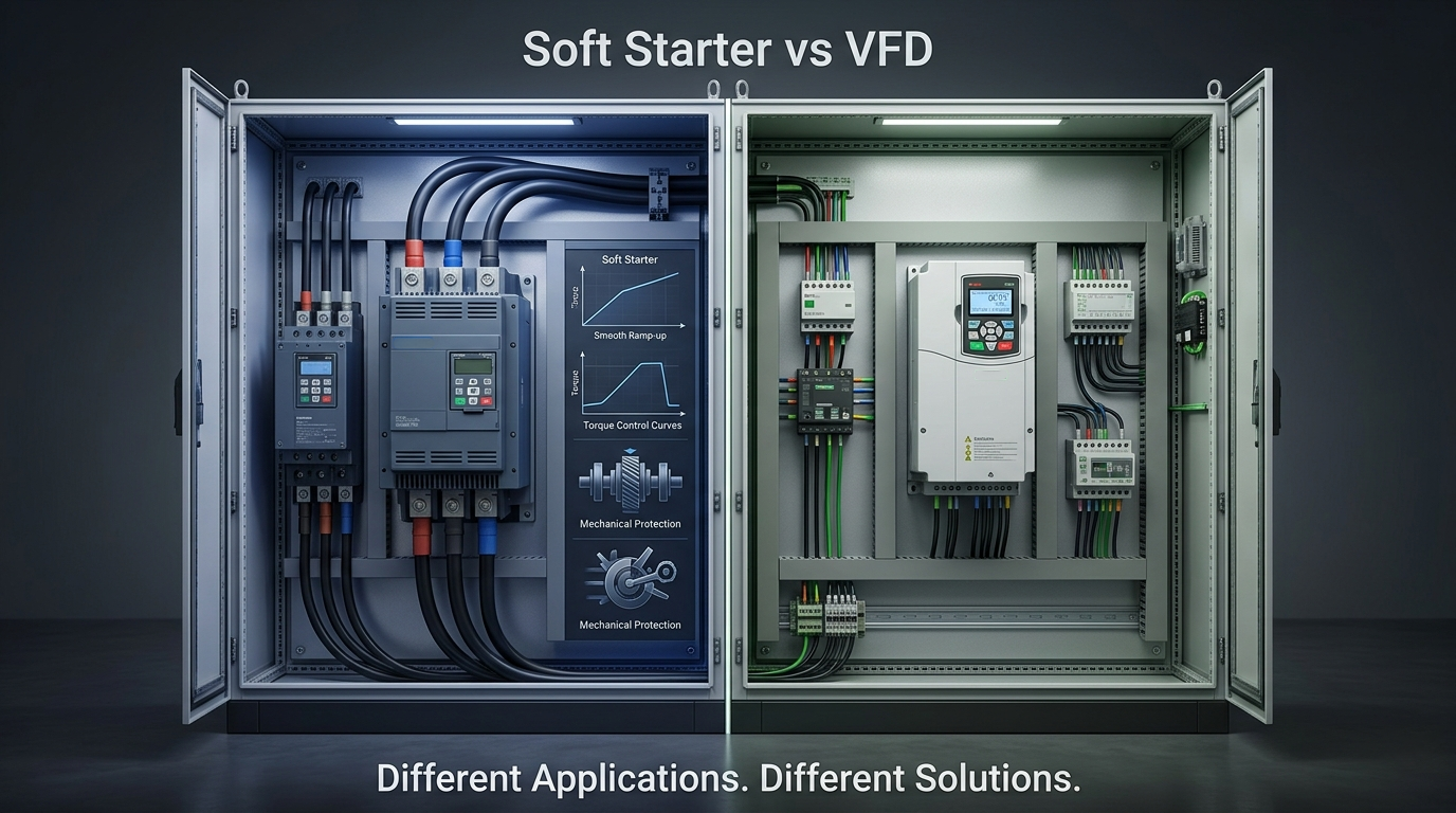 Soft Starter vs VFD